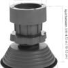 Laundry Pedestal 4 pcs Shock absorbers anti-slip heightening...
