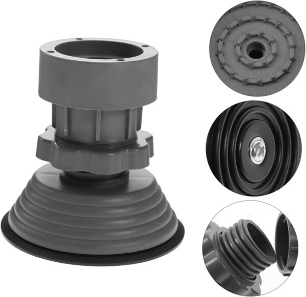 Laundry Pedestal 4 pcs Shock absorbers anti-slip heightening...