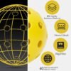 Navona 12/24/48 Pack Premium 40-Holes Outdoor Pickleball Bal...