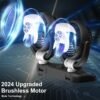 Car Fan - Dual Head USB Fan for Car, (2024 Upgraded) Car Fan...